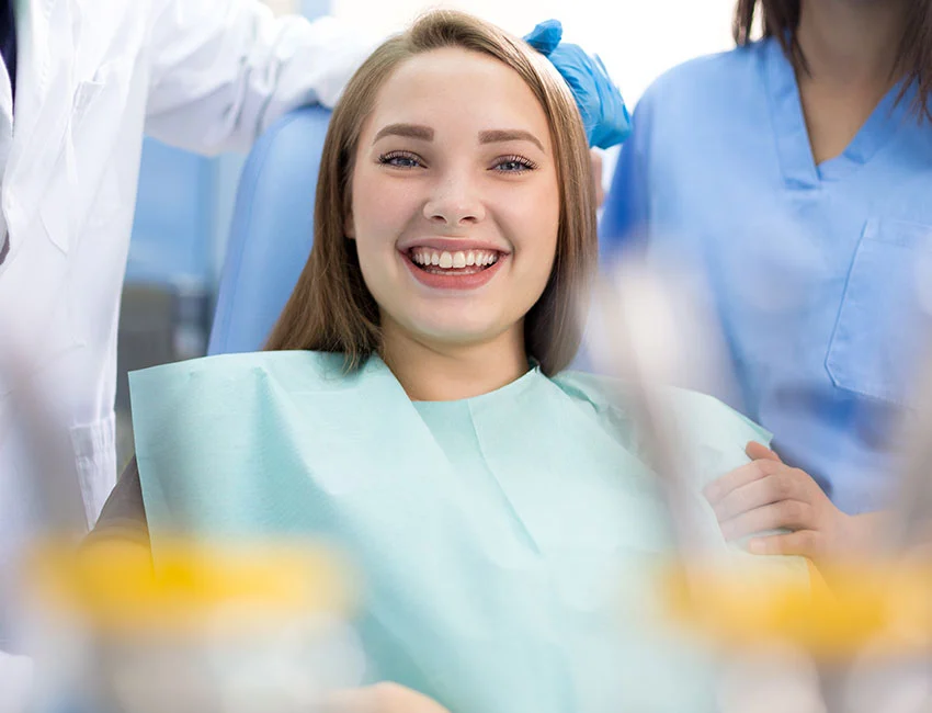 A new patient at Wildomar Smiles Dentistry in Wildomar, CA